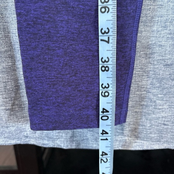 Zelle Purple/Black High Waisted Leggings X-Small - Picture 5 of 5